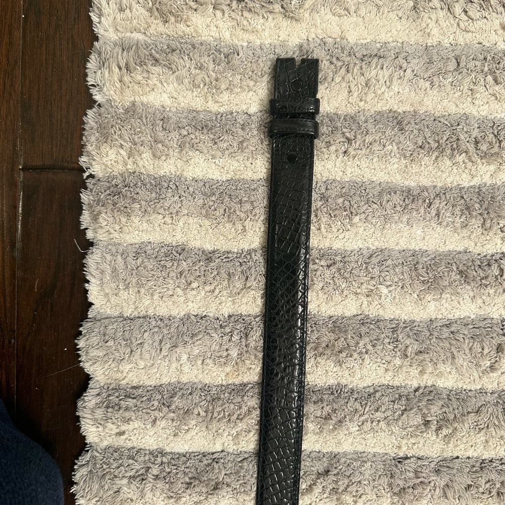 1.25” Straight Matte Alligator Belt.